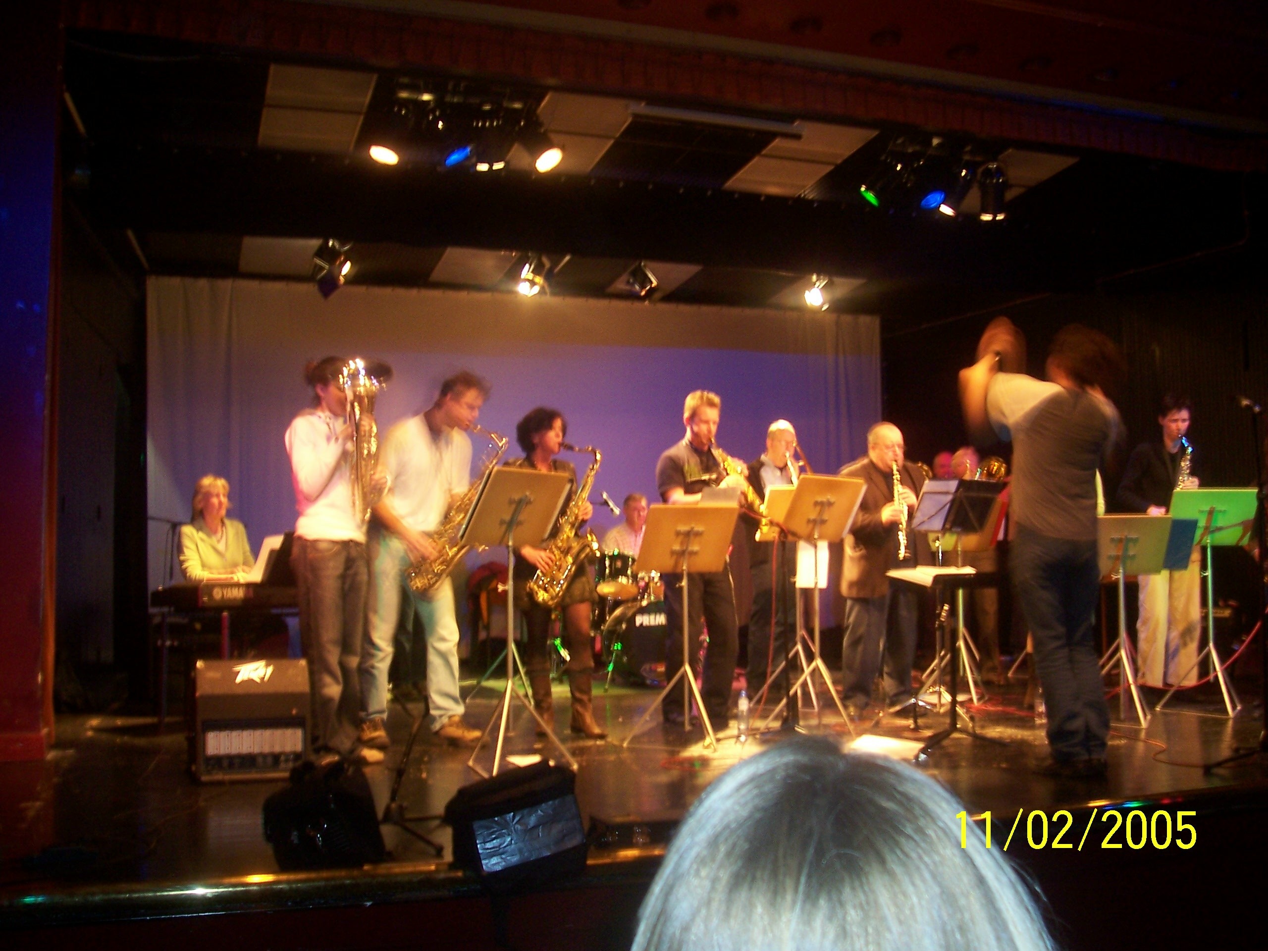 De Misty House Big Band, genomen door mij (in 2006, niet 2005 zoals aangegeven). 